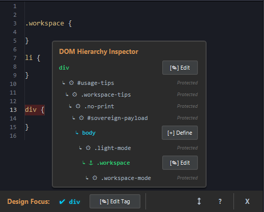 DOM Inspector in Action